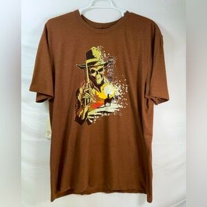 NWT Men’s Cody James Western Gear Desert Ride Cowboy Brown Graphic T-Shirt - XXL